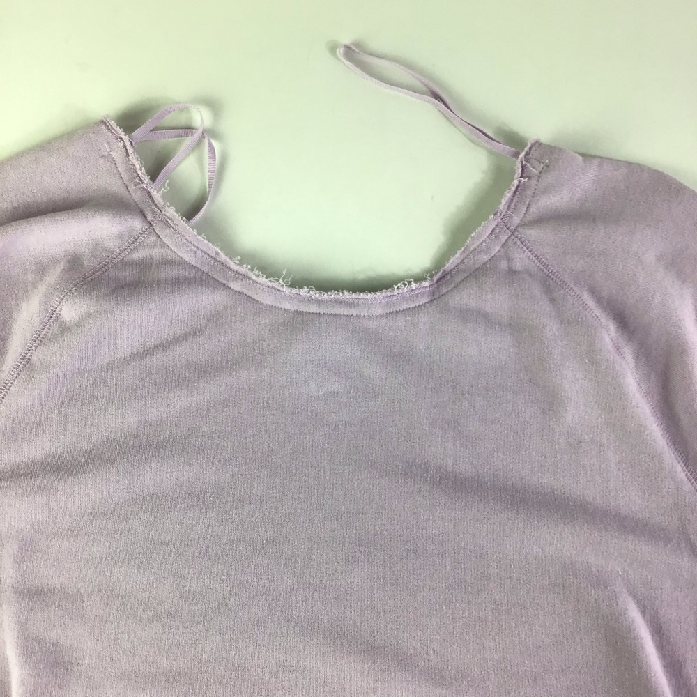 PINK Victoria Secret Love Pink Lavendar Sweatshirt - Picture 4 of 8